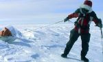 Expedition auf Skiern zum Südpol.