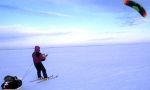  Mit Skiern über das Baltische Meer.