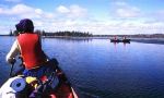 Mit dem Kanu über die Seen der Sami.